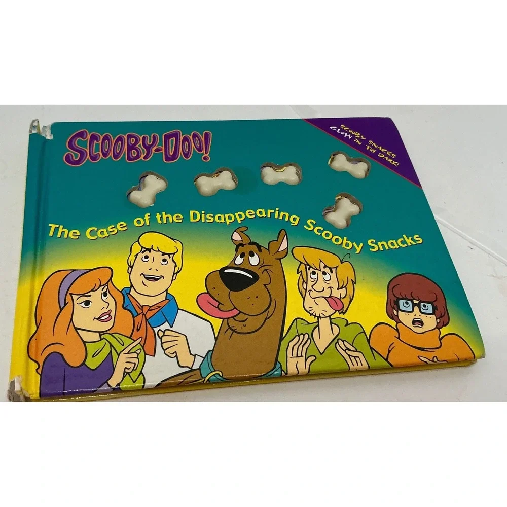 Scooby-Doo Y2K‎ Board Book Disappearing Scooby Snacks Glow in Dark 2004 Kids